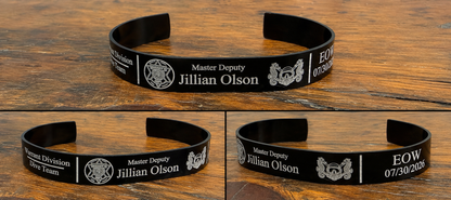 Master Deputy Jillian Olson Memorial Bracelet