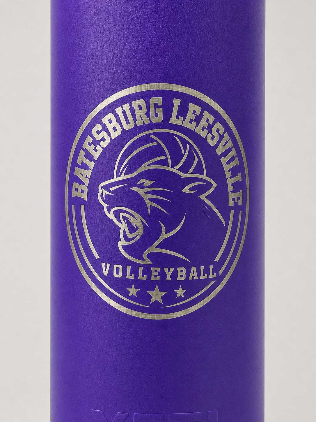 Personalized Batesburg-Leesville Volleyball YETI Rambler Water Bottle - 26oz.