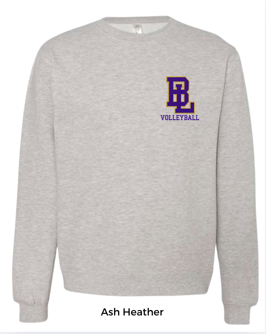 Embroidered Team Crewneck Sweatshirt