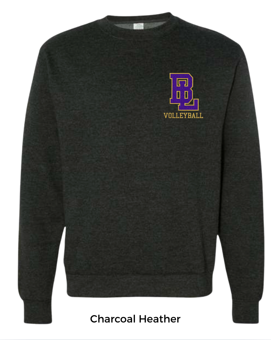 Embroidered Team Crewneck Sweatshirt