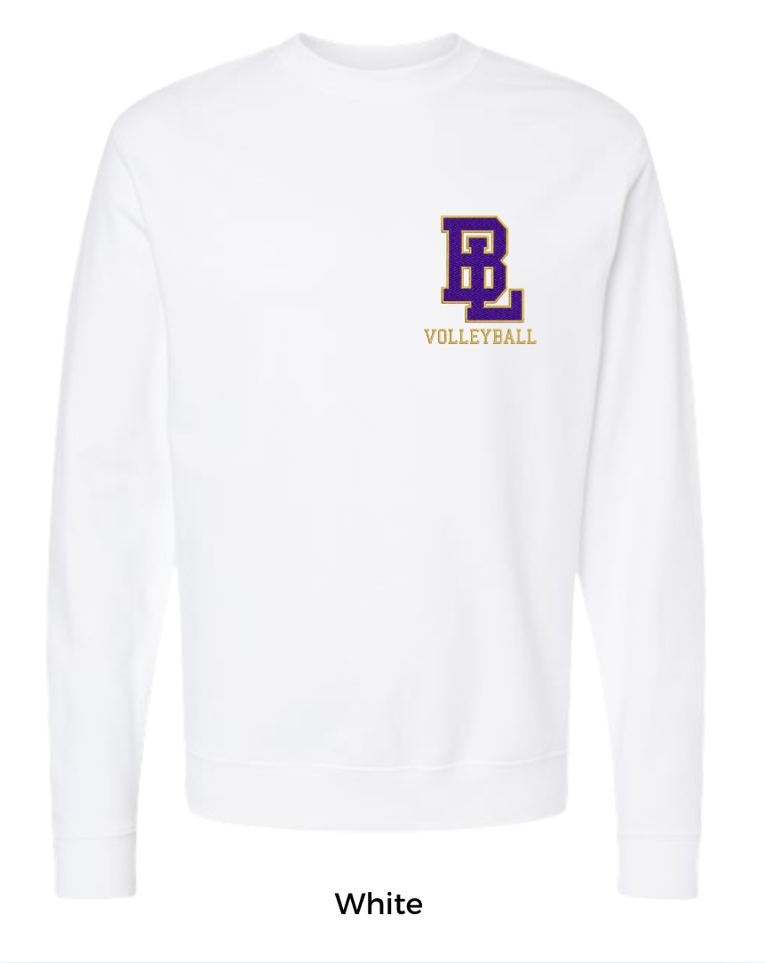 Embroidered Team Crewneck Sweatshirt