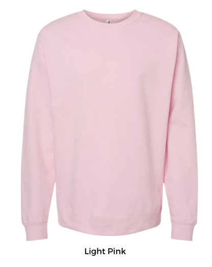 Embroidered Team Crewneck Sweatshirt