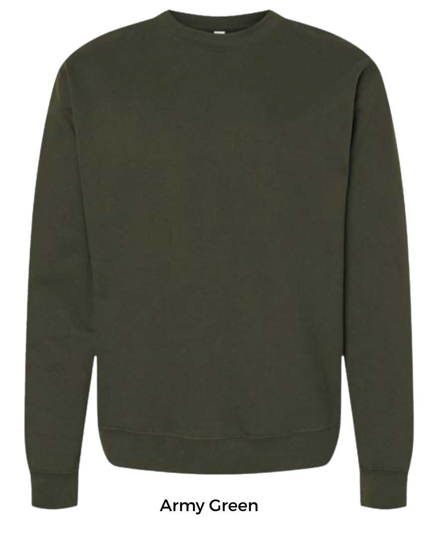 Embroidered Team Crewneck Sweatshirt