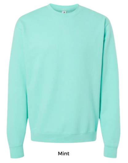 Embroidered Team Crewneck Sweatshirt