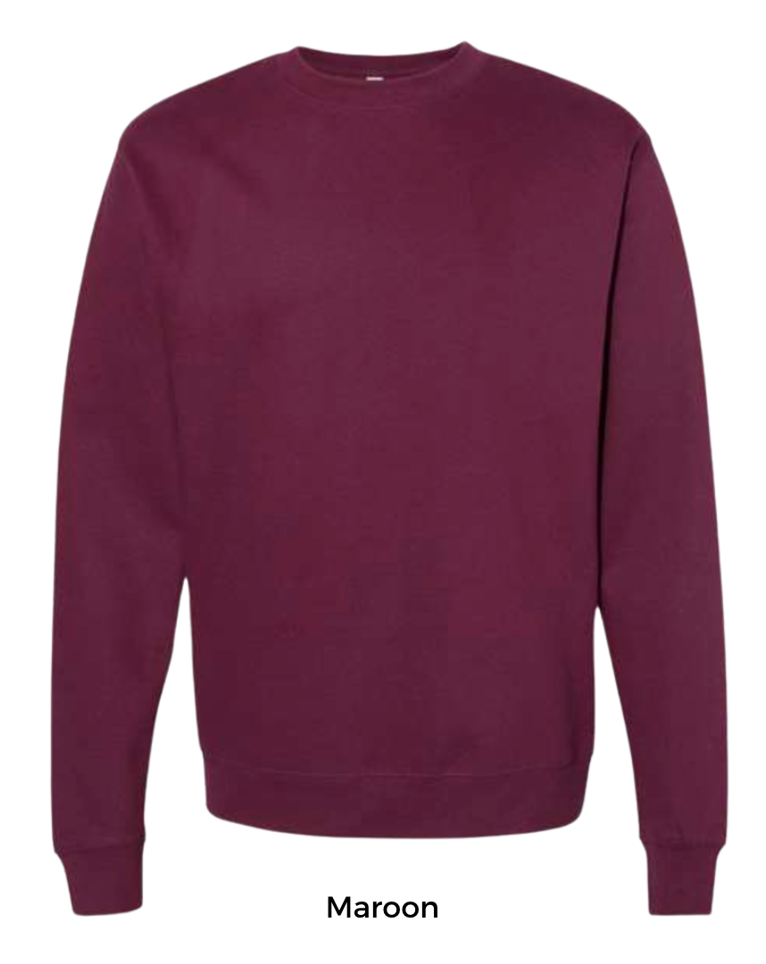Embroidered Team Crewneck Sweatshirt