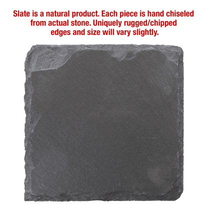 Personalized Engraved Slate Coasters