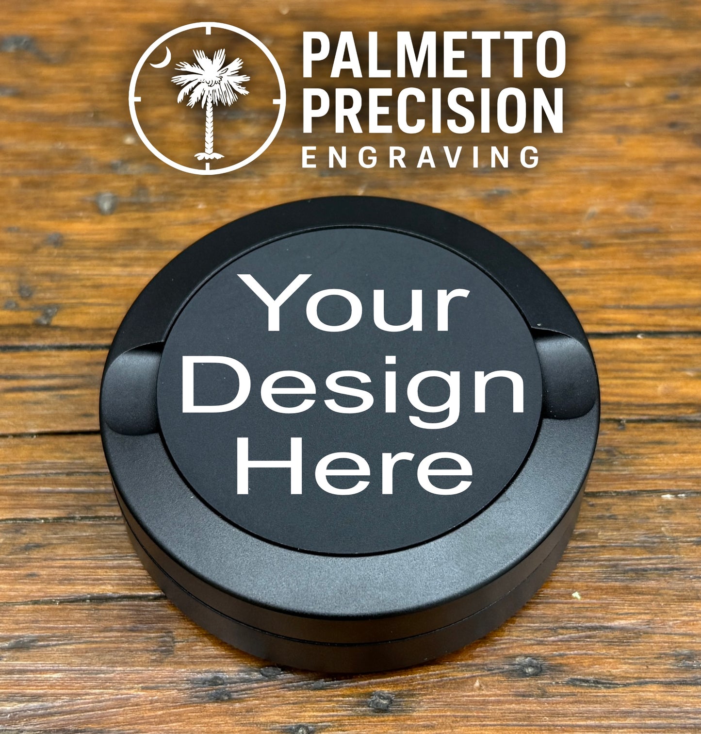 Custom Engraved Metal Container for Nicotine or Caffeine Pouches